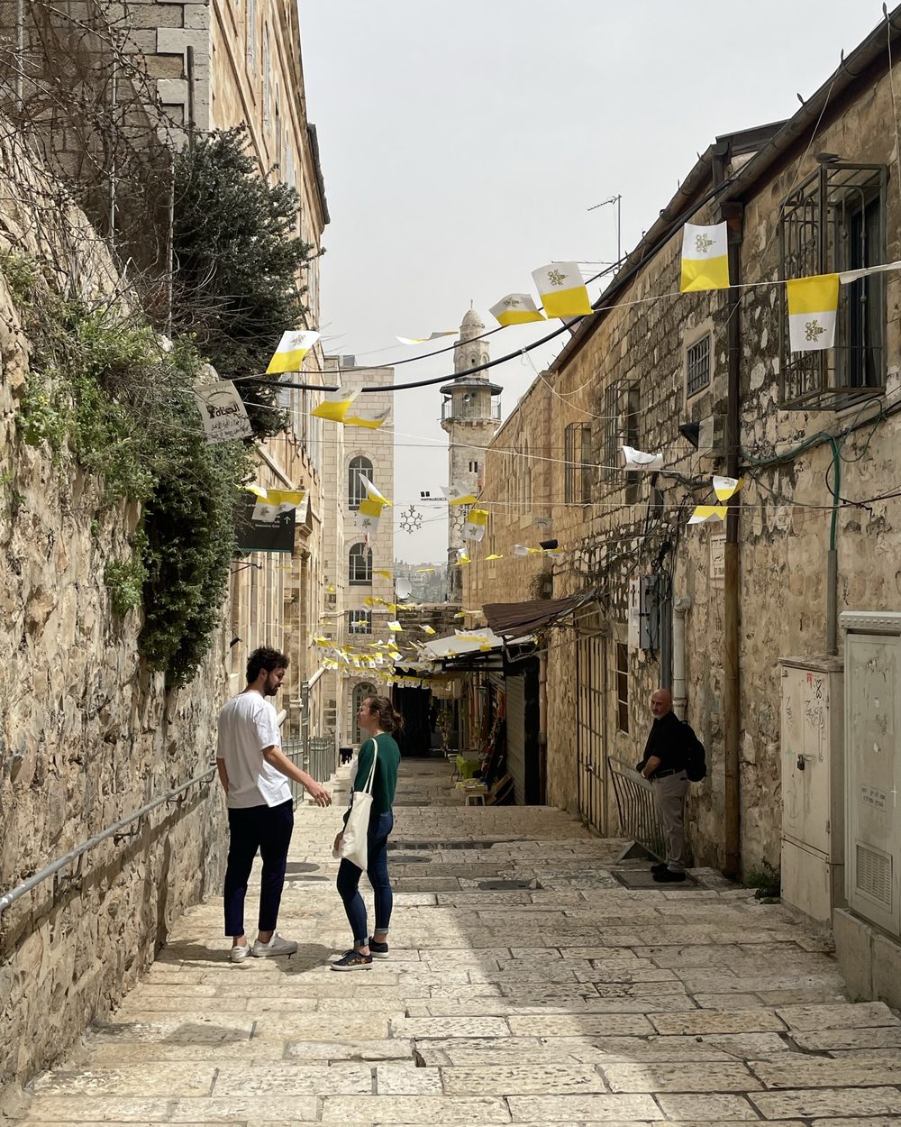 زقاق في البلدة القديمة بالقدس